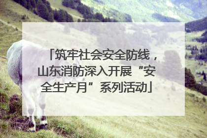 筑牢社会安全防线，山东消防深入开展“安全生产月”系列活动