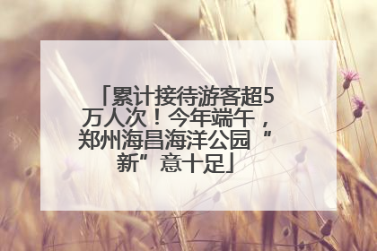 累计接待游客超5万人次！今年端午，郑州海昌海洋公园“新”意十足