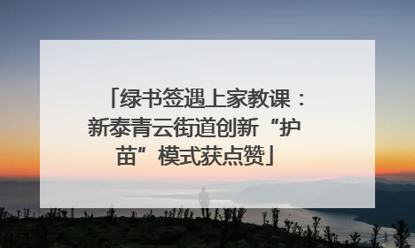 绿书签遇上家教课：新泰青云街道创新“护苗”模式获点赞