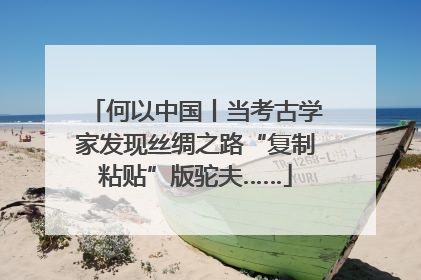 何以中国丨当考古学家发现丝绸之路“复制粘贴”版驼夫……