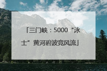 三门峡：5000“泳士”黄河碧波竞风流