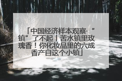 中国经济样本观察·“镇”了不起丨苦水镇里玫瑰香！你化妆品里的六成香产自这个小镇