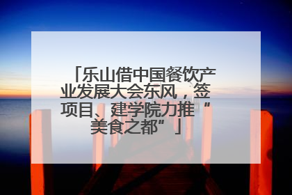 乐山借中国餐饮产业发展大会东风，签项目、建学院力推“美食之都”