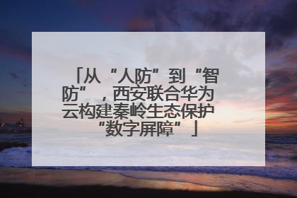 从“人防”到“智防”，西安联合华为云构建秦岭生态保护“数字屏障”