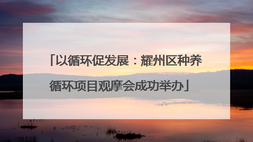 以循环促发展：耀州区种养循环项目观摩会成功举办