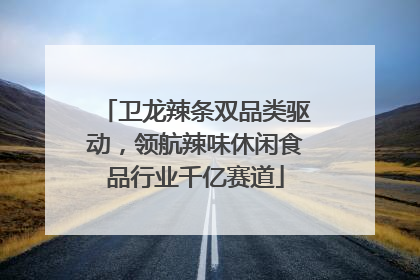 卫龙辣条双品类驱动，领航辣味休闲食品行业千亿赛道