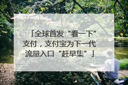 全球首发“看一下”支付，支付宝为下一代流量入口“赶早集”