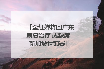 全红婵将回广东康复治疗 或缺席新加坡世锦赛