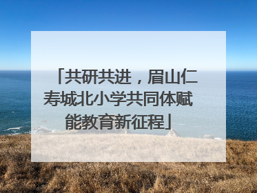 共研共进，眉山仁寿城北小学共同体赋能教育新征程
