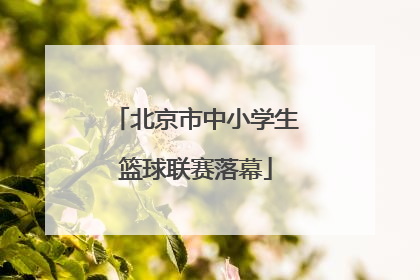 北京市中小学生篮球联赛落幕