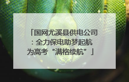 国网尤溪县供电公司：全力保电助梦起航 为高考“满格续航”
