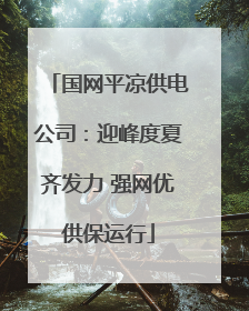 国网平凉供电公司：迎峰度夏齐发力 强网优供保运行