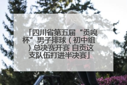 四川省第五届“贡嘎杯”男子排球（初中组）总决赛开赛 自贡这支队伍打进半决赛