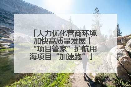 大力优化营商环境 加快高质量发展丨“项目管家”护航用海项目“加速跑”
