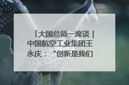 大国总师一席谈｜中国航空工业集团王永庆：“创新是我们的基因密码”