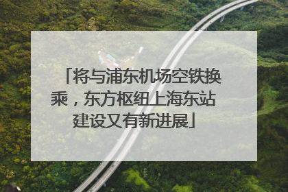 将与浦东机场空铁换乘，东方枢纽上海东站建设又有新进展