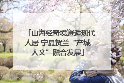 山海经奇境邂逅现代人居 宁夏贺兰“产城人文”融合发展