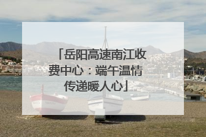 岳阳高速南江收费中心：端午温情传递暖人心