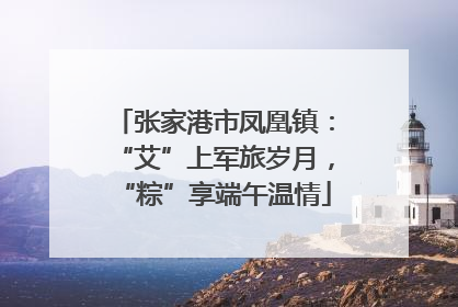 张家港市凤凰镇：“艾”上军旅岁月，“粽”享端午温情