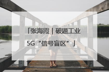 张海霞｜破题工业5G“信号盲区”