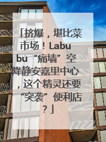 挤爆，堪比菜市场！Labubu“痛墙”空降静安嘉里中心，这个精灵还要“突袭”便利店？