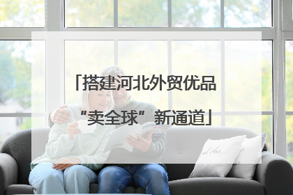 搭建河北外贸优品“卖全球”新通道