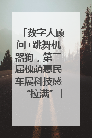 数字人顾问+跳舞机器狗，第三届槐荫惠民车展科技感“拉满”