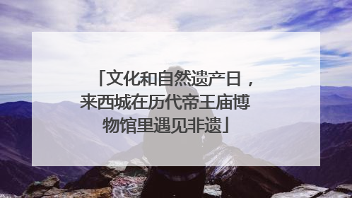 文化和自然遗产日，来西城在历代帝王庙博物馆里遇见非遗