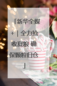 新华全媒+｜全力抢收夏粮 确保颗粒归仓