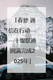 春梦 通信在行动——十堰联通圆满完成2025年