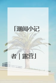 潮闻小记者｜露营