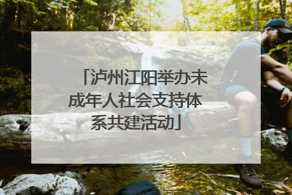 泸州江阳举办未成年人社会支持体系共建活动