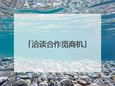 洽谈合作觅商机