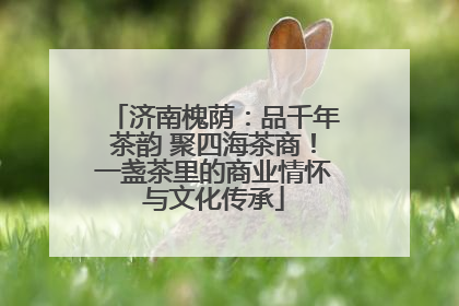 济南槐荫：品千年茶韵 聚四海茶商！一盏茶里的商业情怀与文化传承
