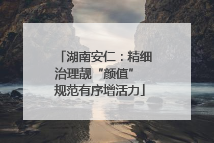 湖南安仁：精细治理靓“颜值” 规范有序增活力