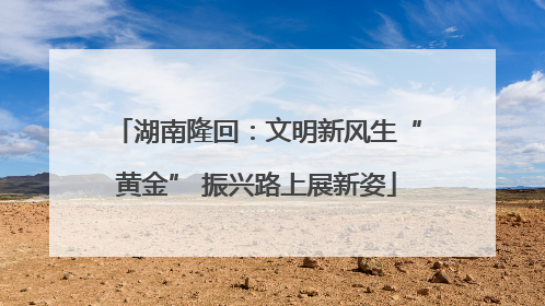 湖南隆回：文明新风生“黄金” 振兴路上展新姿