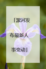 漯河发布最新人事变动
