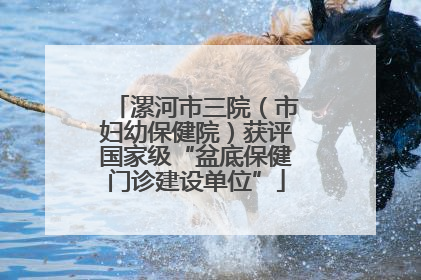 漯河市三院（市妇幼保健院）获评国家级“盆底保健门诊建设单位”