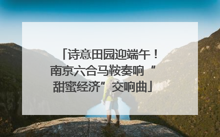 诗意田园迎端午！南京六合马鞍奏响“甜蜜经济”交响曲