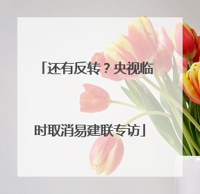 还有反转？央视临时取消易建联专访