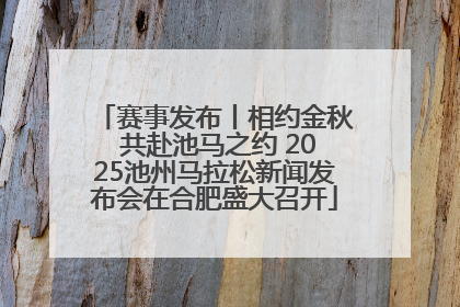 赛事发布丨相约金秋 共赴池马之约 2025池州马拉松新闻发布会在合肥盛大召开