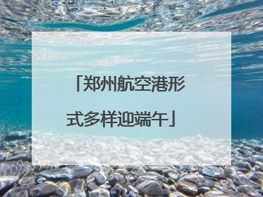 郑州航空港形式多样迎端午