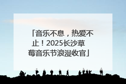 音乐不息，热爱不止！2025长沙草莓音乐节浪漫收官