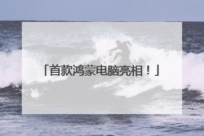 首款鸿蒙电脑亮相！