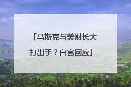 马斯克与美财长大打出手？白宫回应