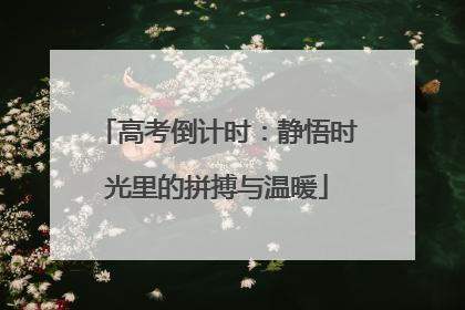高考倒计时：静悟时光里的拼搏与温暖