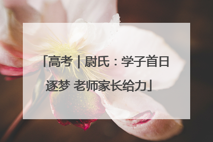 高考｜尉氏：学子首日逐梦 老师家长给力