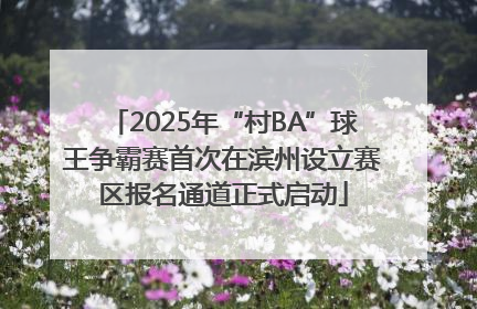 2025年“村BA”球王争霸赛首次在滨州设立赛区报名通道正式启动