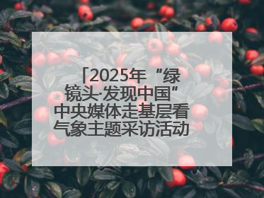 2025年“绿镜头·发现中国”中央媒体走基层看气象主题采访活动报道组走进四川