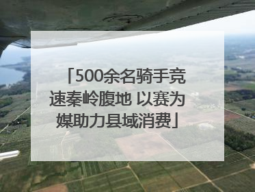 500余名骑手竞速秦岭腹地 以赛为媒助力县域消费